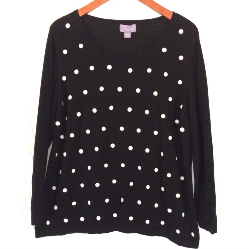 NWOT Laura Scott polka dot sweater Size 2X